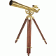Barska 36x80mm Anchormaster Telescope, Sky &amp; Land Brass Scope w/ Mahogany tripod AE10824