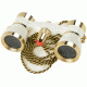 Barska 3x25 Blue Line Opera Glass Theater Binoculars w/ Necklace and Pouch - Pearl White