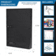Barska 100 Capacity Adjustable Key Cabinet