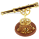 Barska Blueline 25x30mm Spyscope AA10202 - Brass Spotting Scope w/ Mantelpiece Stand
