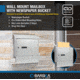 Barska Contemporary Wall Mount Mailbox. 10in Width, Gray, Medium, CB13698