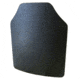 Battle Steel Ballistic &amp; Stab Armor Plat, Level IIIA, 10x12, Shooters Cut, Black, BS103011