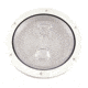 Beckson Marine 6" Clear Center Screw Out Deck Plate - White 46428