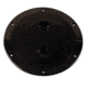 Beckson Marine 6" Smooth Center Screw-Out Deck Plate - Black 46423