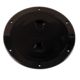 Beckson Marine 6" Smooth Center Screw-Out Deck Plate - Black, DP60-B