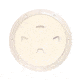 Beckson Marine 8" Smooth Center Screw-Out Deck Plate - Beige 46433