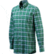 Beretta Mens Drip Dry Long Sleeve Green Check X-large