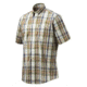 Beretta Mens Drip Dry Short Sleeve Shirt, Beige and Green Check, 3XL LU520T1533012PXXXL