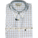 Beretta Mens Drip Dry Short Sleeve Shirt, White Check, Small LU52007517010RS