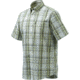 Beretta Mens Drip Dry Short Sleeve Shirt, White / Green Check, 2XL LU52007517012XXXL