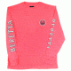Beretta T-Shirt Double Logo Long Sleeve, Pink, 3XL TS71729434XXXL