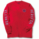 Beretta T-Shirt Double Logo Long Sleeve, Red, Medium TS71729438M
