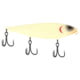 Berkley HighJacker Saltwater Hard Bait, Topwater, Saltwater, 100, 2/3 oz, 100mm, Topwater, Hook Size 6, 3 Hooks, Bone, 1547897