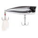 Berkley Bullet Pop Hard Bait, Size 80, 3.25in, Black Chrome, 80, 1487184