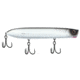 Berkley Cane Walker Saltwater Hard Bait, Topwater, Saltwater, 125, 4/5 oz, 125mm, Topwater, Hook Size 4, 3 Hooks, Black Chrome, 125, 1547903