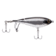 Berkley Choppo Hard Bait, Topwater, 90, 1/2 oz, 90mm, Topwater, Hook Size 5, 2 Hooks, Black Chrome, 1487258