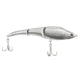 Berkley Magic Swimmer Freshwater Hard Bait, Chrome, 110, 1622057