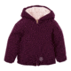 Berne Infant Girls Washed Hooded Coat, Plum, 12M, Regular, 92021295718