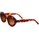 Bertha Severine Handmade in Italy Sunglass - Womens, Tortoise, One Size, BRSIT100-2
