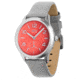 Bia Suffragette Watches, Pink Dial, Gray Strap, Steel, One Size, B1016