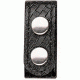 Bianchi 7906 Belt Keeper - 4 pack - Basket Black, Brass 22187