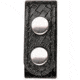 Bianchi 7906 Belt Keeper - 4 pack - Basket Black, Chrome 22093