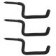 Muddy Screw-In Accessory Hooks - 3 P, Black BH002-3