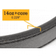 Bigfoot Gun Belts Gun Belt 14oz Steel Core - 28 Inch - Black - Flat Black - GB14C-28-BL-FB
