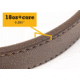 Bigfoot Gun Belts Gun Belt 18oz Steel Core - 40 Inch - Brown - Stainless Steel - GB18C-40-BR-SS