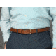 Bigfoot Gun Belts Slim Steel Dress Gun Belt - Mens, 42 Inch, Antiqued Brass Buckle, Brown, GBDB-42-BR-AB