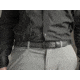Bigfoot Gun Belts Slim Steel Dress Gun Belt - Mens, 30 Inch, Flat Black Buckle, Black, GBDB-30-BL-FB