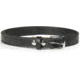 Bigfoot Gun Belts Slim Steel Dress Gun Belt - Mens, 32 Inch, Stainless Steel Buckle, Black, GBDB-32-BL-SS