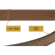 Bigfoot Gun Belts Slim Steel Dress Gun Belt - Mens, 32 Inch, Stainless Steel Buckle, Brown, GBDB-32-BR-SS