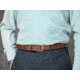 Bigfoot Gun Belts Slim Steel Dress Gun Belt - Mens, 32 Inch, Stainless Steel Buckle, Brown, GBDB-32-BR-SS
