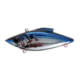 Bill Lewis Mag-Trap Hard Bait, Chrome Blue Bleeding Shad, 3/4 oz, BLF-MG372