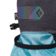 Black Diamond Deploy Wind Hood Gloves, Carbon/Glacier, Large, BD8017429642LRG1