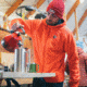 Black Diamond First Light Stretch Hoody - Mens, Iron Red, Extra Large, AP7522636053XLG1