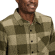 Black Diamond Project Heavy Flannel - Mens, Dark Moss/Pine Smoke, Medium, AP7440659722MED1