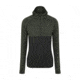 Black Diamond SLTN Wool Bslyr Half Zip Hoody - Mens, Black/Cypress, Large, AP7600229228LRG1