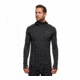 Black Diamond SLTN Wool Bslyr Half Zip Hoody - Mens, Black, Extra Large, AP7600220002XLG1