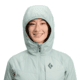 Black Diamond Solution 1.0 Hoody - Womens, Agave, Small, AP7460273061SML1