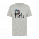 Black Diamond SS Cam Family Tee - Mens, Nickel/Heather, Small, AP7300561015SML1