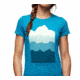 Black Diamond SS Vista Tee - Womens, Azul, Small, AP7300494004SML1