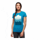 Black Diamond SS Vista Tee - Womens, Azul, Small, AP7300494004SML1