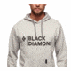 Black Diamond Stacked Logo Hoody - Mens, Nickel Heather, Extra Small, AP7301101014XSM1