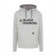 Black Diamond Stacked Logo Hoody - Mens, Nickel Heather, Extra Small, AP7301101014XSM1