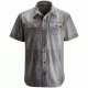 Black Diamond Technician Short Sleeve Shirt - Men's-Nickel/Granite Plaid-Large