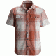 Black Diamond Technician Short Sleeve Shirt - Mens, Rust-Aluminum Plaid, Extra Large, APJ3U1983XLG1