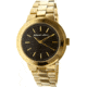 Black Dice Premier Men's Watch - Black Dial, Gold Case, Gold Wristband BLABD-059-04
