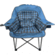 BLACK SIERRA EQUIPMENT Comfort Cloud Chair , Buffalo Check Blue, QACH-017C-BLU-BSE